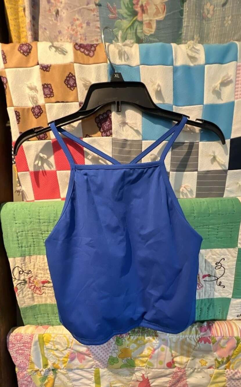 Anine Bing Sport Tank Top Blue Medium